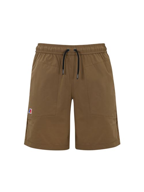 Shorts in nylon Nesty Travel Brown K-WAY | K 7124QW045